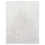 Landscape With The Sacred Tree By Pompejanischer Letterhead