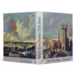 Landscape With The Tower Of The Castle Steen 3 Ring Binder
