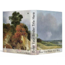Landscape With The Village Cornard By Thomas Gains 3 Ring Binders