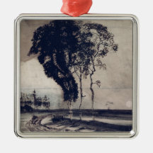 Landscape with Three Trees, 1850 Ornament