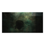 Landscape with tree personalized photo card
