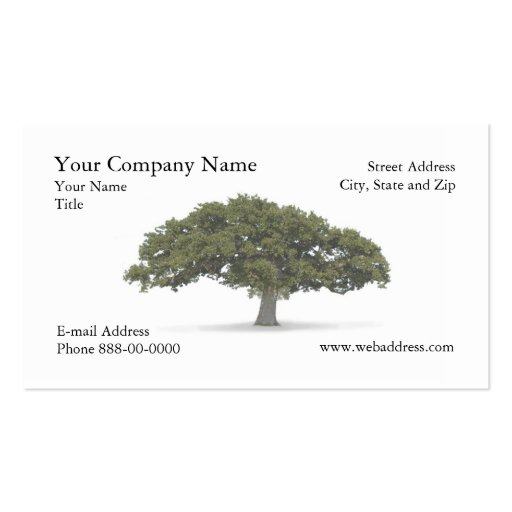 Landscaper Business Card (front side)