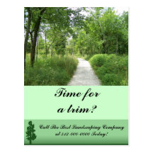 Landscaper Reminder Postcards
