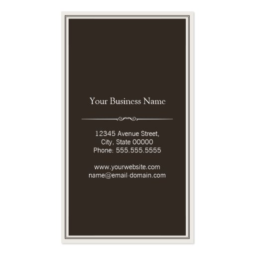 Landscaper - Stylish Wood Texture Business Card Template (back side)