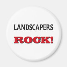 Landscapers Rock Fridge Magnets