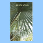 Landscaping and Garden Design Business Card business cards
