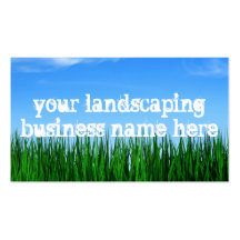 landscaping business business cards