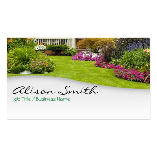 Landscaping Business Card Template Zazzle