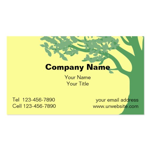 Landscaping Business Cards NEW (front side)