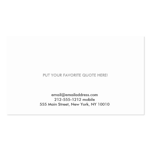 Landscaping, Lawn Care, Trees, Gardener Business Cards (back side)