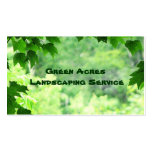 Landscaping Service Business Card