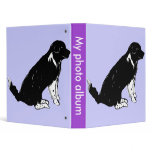 Landseer newfie vinyl binders