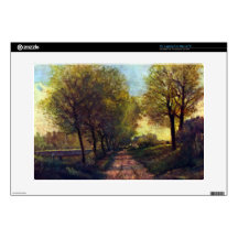 Lane near a small Town by Alfred Sisley Skins For Laptops