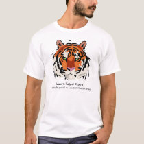 lang tiger t-shirts by lilliangarcia lang tiger t-shirts