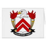 Langborne Family Crest Card