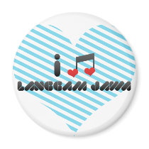 Langgam Jawa fan Refrigerator Magnet