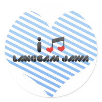 Langgam Jawa fan Stickers