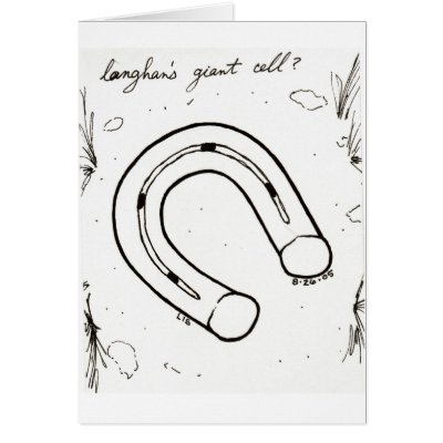 Langhan's Giant Cell card by bio_muse