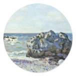 Langland Bay With Rock By Sisley Alfred stickers