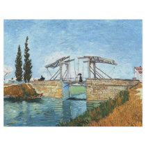 Langlois Bridge at Arles by Vincent van Gogh Flyer Design