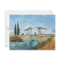 Langlois Bridge at Arles by Vincent van Gogh invitations by Ladiebug Langlois Bridge at Arles by Vincent van Gogh invitations