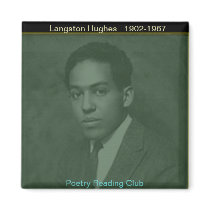 Langston Hughes Refrigerator Magnet