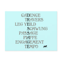 Language of Dressage postcards by dogsandhorses Language of Dressage postcards