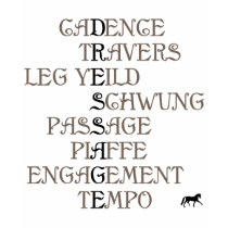 Language of Dressage t-shirts by dogsandhorses Language of Dressage t-shirts