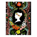 Language of Flowers blank postcard postcards