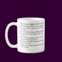 Language of Flowers Valentine Mug