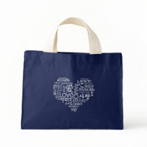 Languages of Love Heart Tote Bag