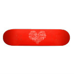 Languages of Love Heart skateboards