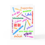 Languages Thank You Card