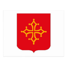 Languedoc Coat of Arms Postcard