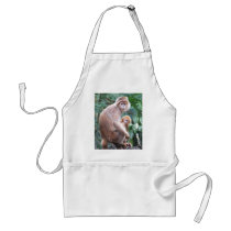 Langur Monkey Mother & Baby Apron