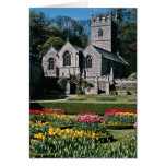 Lanhydrock Church  flowers Greeting Cards