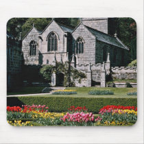 Lanhydrock Church  flowers mousepads