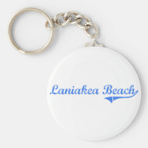 Laniakea Beach Hawaii Classic Design Keychain