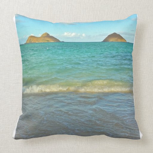 Lanikai, Hawai'i Pillow