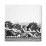 Lansburg Bathing Girls Glamour Photo Magnet