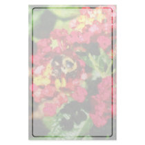 Lantanas and the Bee Personalized Stationery