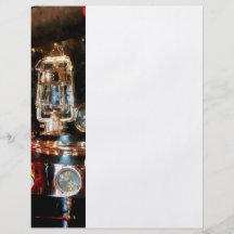 Lantern and Gauges on Fire Truck Personalized Flyer