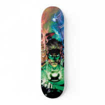 Lantern Corps Group with Colors Custom Skate Board