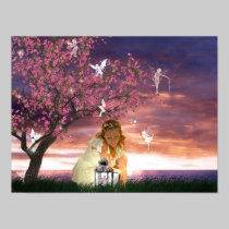 Lantern Fairies Poster Print
