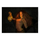 Lantern Fairy Greeting Card