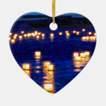 Lantern Floating Festival Christmas Tree Ornaments