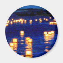 Lantern Floating Festival magnet