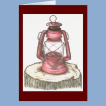 Lantern Note Card cards