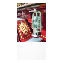Lantern on Old Fire Truck photo cards