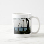 Lanterns Framing Statue of Liberty at Battery Park Coffee Mugs